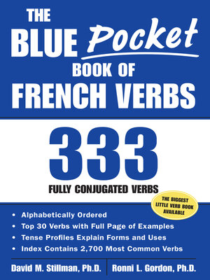 cover image of The Blue Pocket Book of French Verbs